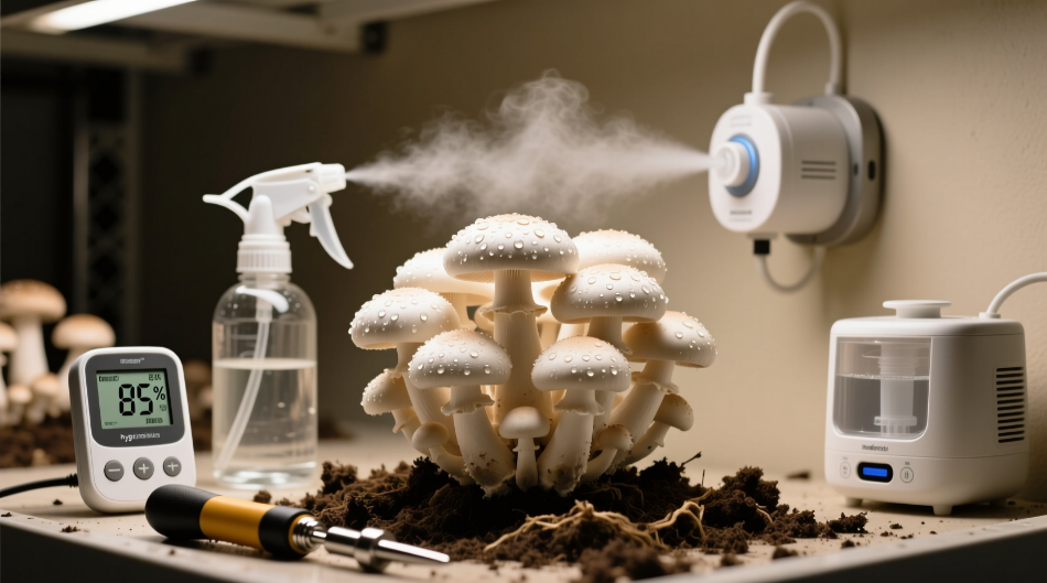 Luftfeuchtigkeit: Regulieren Sie sie mit Hygrometern, Verneblern und Luftbefeuchtern.